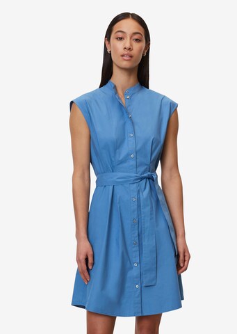 Marc O'Polo Skjortklänning i blå: framsida