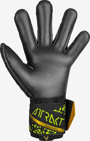 REUSCH Athletic Gloves 'Attrakt Duo Finger Support' in Yellow