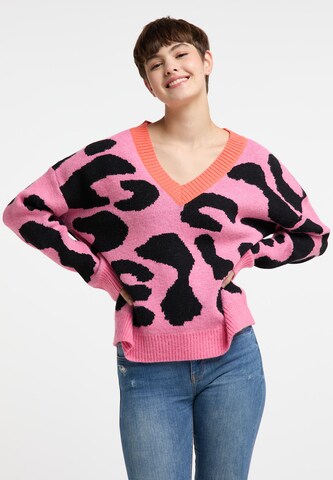 MYMO - Pullover em rosa: frente