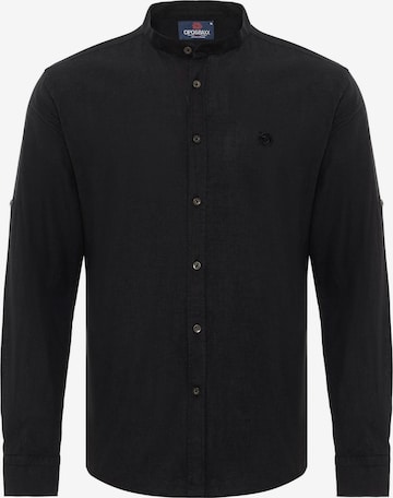 Chemise CIPO & BAXX en noir : devant