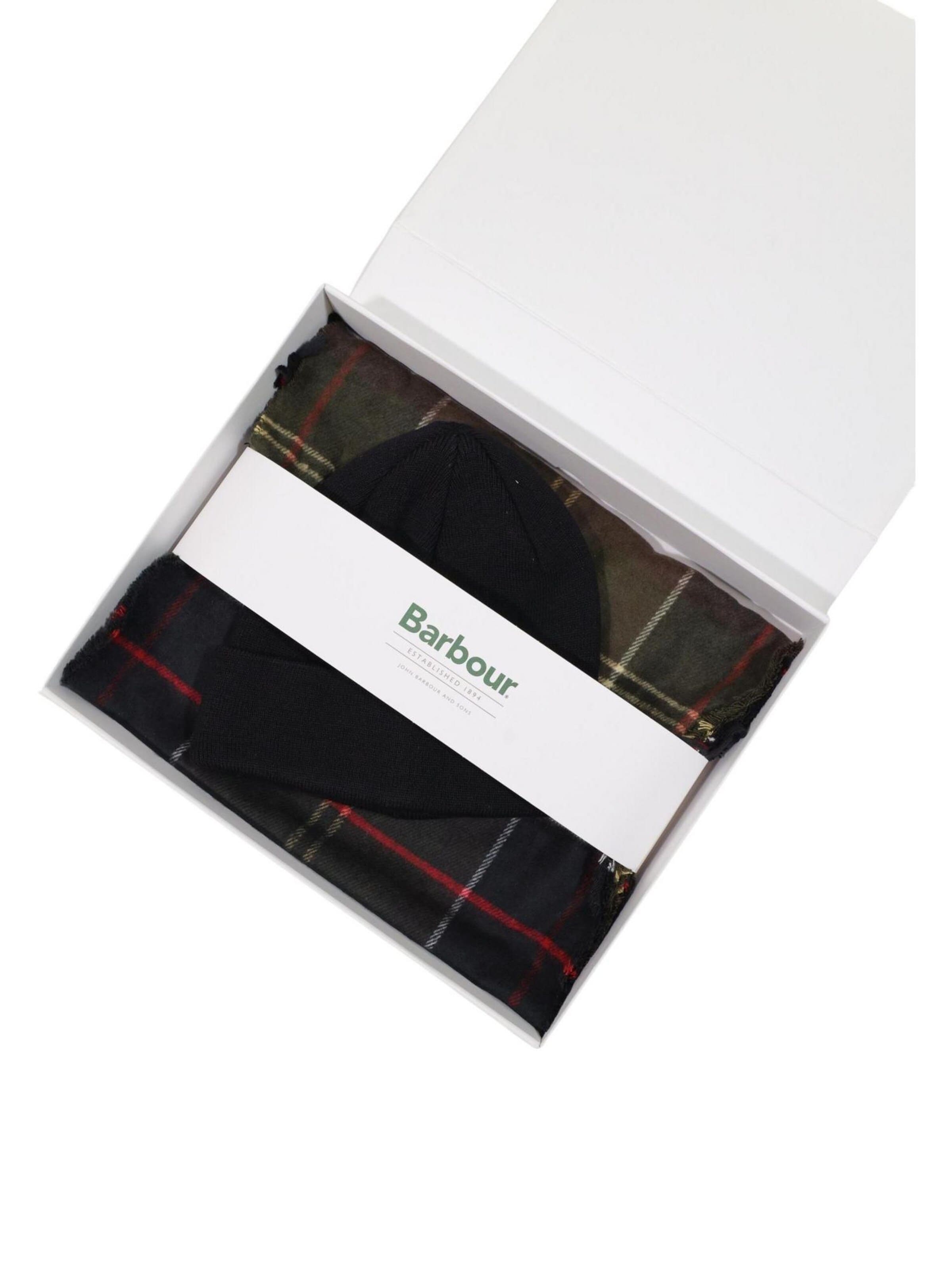 Sciarpa 'SWINTON & GALINGALE GIFT SET 262MMGS0079' di Barbour in verde: frontale