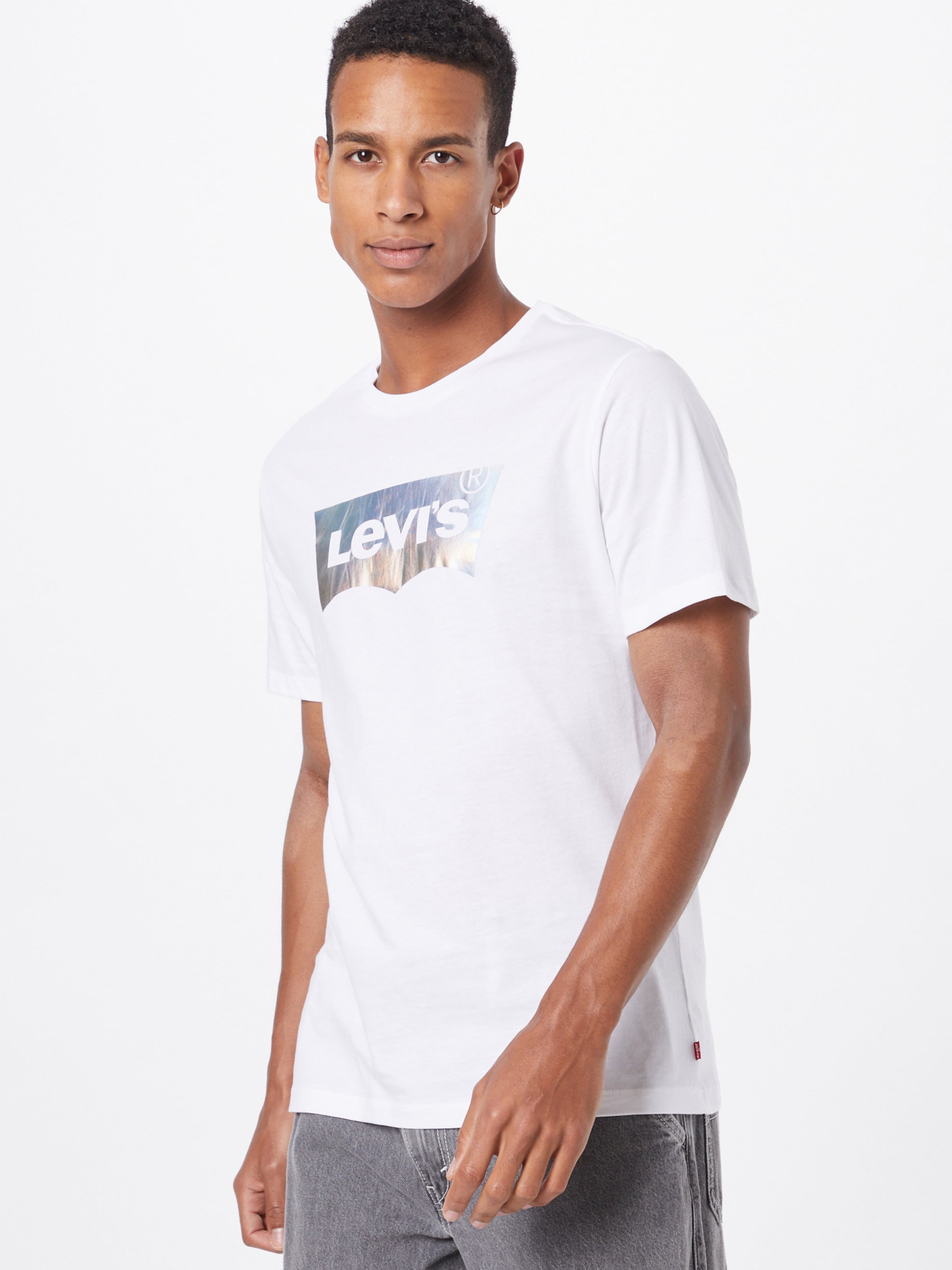 Männer Shirts LEVI'S T-Shirt in Weiß - NA81843