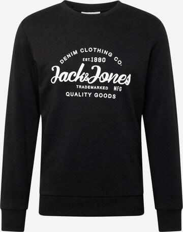 JACK & JONES Μπλούζα φούτερ 'FOREST' σε μαύρο: μπροστά