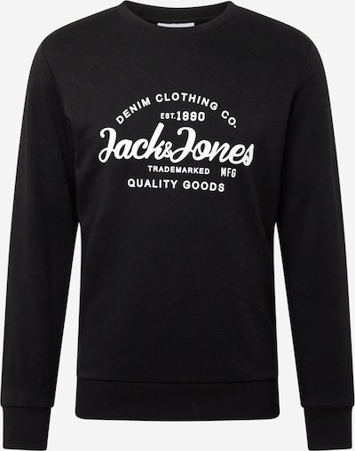 JACK & JONES Collegepaita 'FOREST' värissä musta / valkoinen, Tuotenäkymä