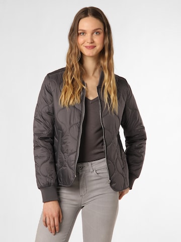 Marie Lund Between-Season Jacket in Grey: front