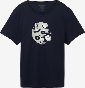 T-shirt TOM TAILOR en bleu : devant