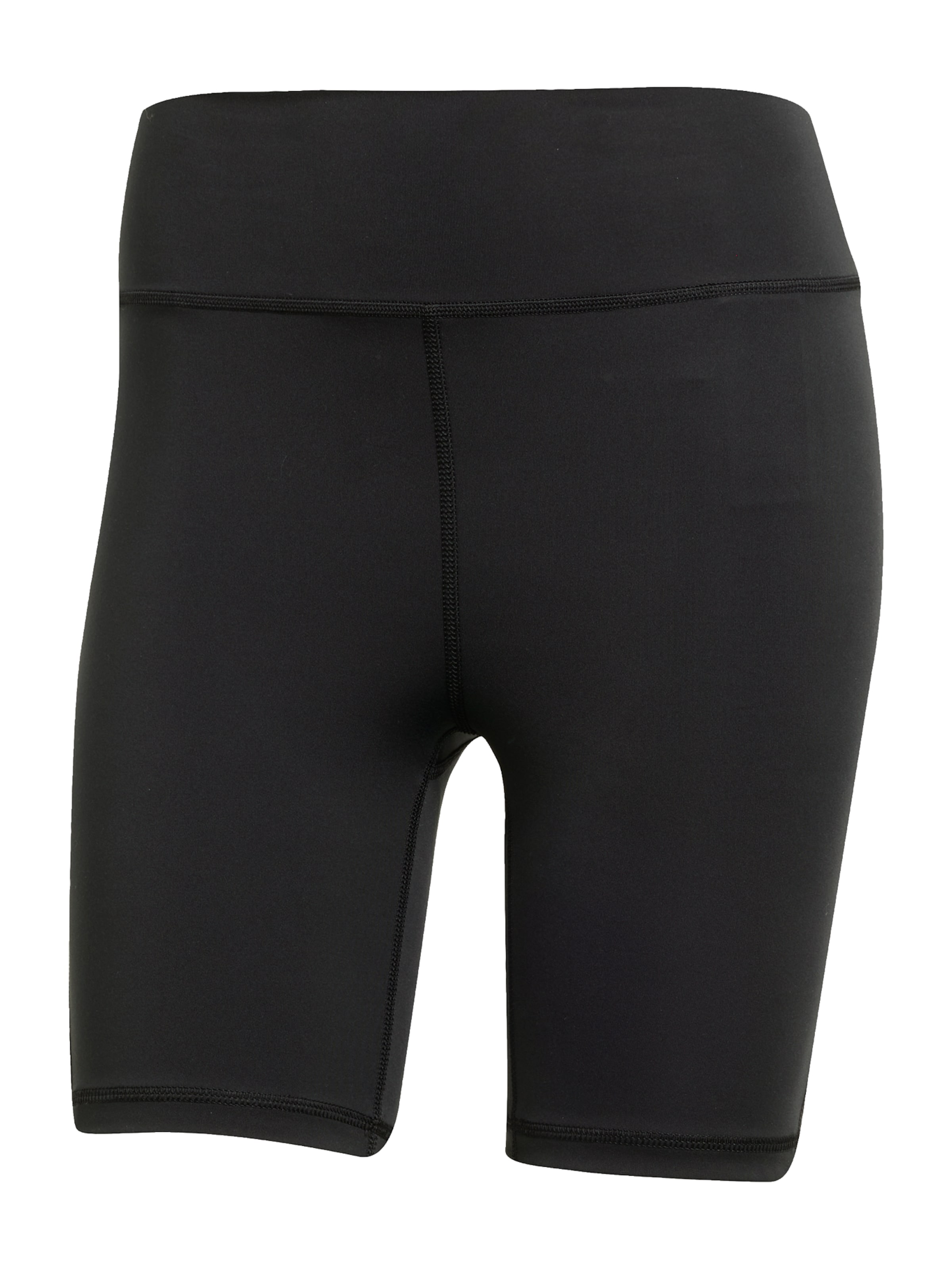 ADIDAS PERFORMANCE Skinny Športne hlače 'All Me Ess' | črna barva: sprednja stran