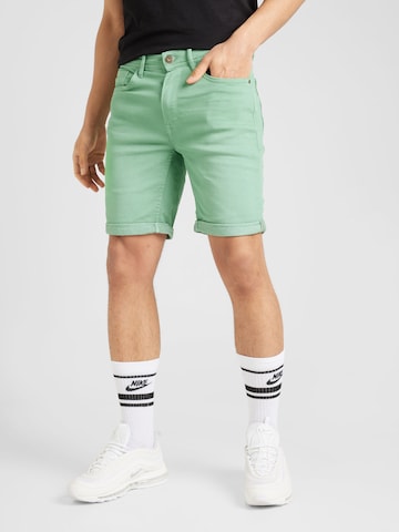 BLEND Regular Shorts in Grün: predná strana