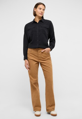 MUSTANG Loose fit Pants 'Madison' in Brown