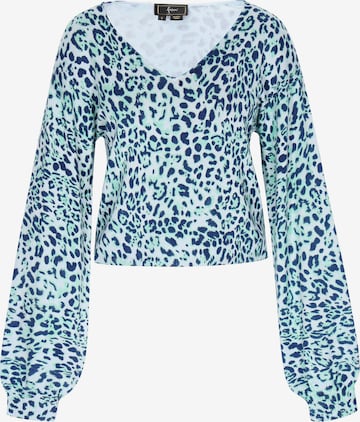 faina Pullover in Blau: Vorderseite