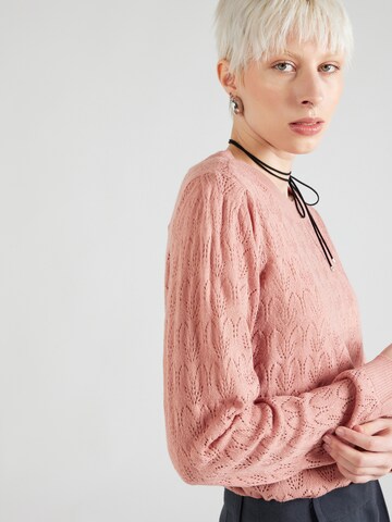 VILA Sweater 'MILLE' in Pink