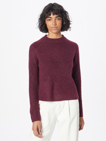 PIECES Pullover 'Ellen' in Lila: Vorderseite