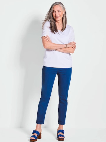 Goldner Slimfit Chino 'Louisa' in Blauw