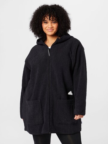 Jachetă  fleece funcțională 'Polar Fleece Long ' de la ADIDAS SPORTSWEAR pe negru: față