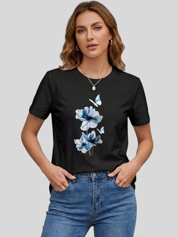 T-shirt 'Women Tops' LapaPlus en noir : devant