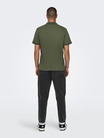 Only & Sons - Camiseta 'DAVE' en verde