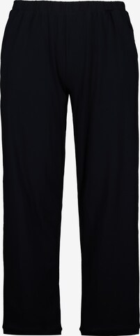 Pantalon de pyjama Ulla Popken en noir : devant