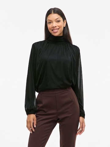 Chemisier 'VILegina' VILA en noir : devant