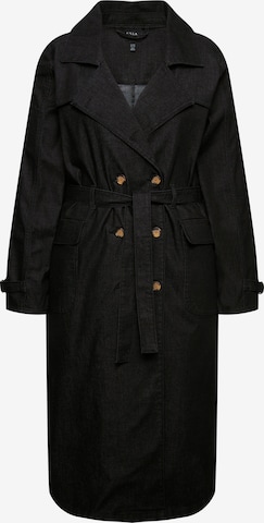 Manteau mi-saison Ulla Popken en noir : devant