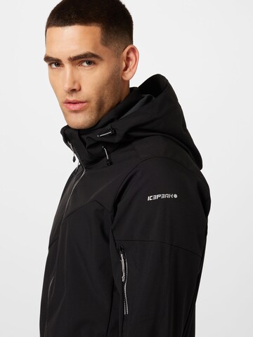 ICEPEAK Outdoor jacket 'BARMSTEDT' in Black