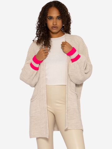 Cardigan oversize SASSYCLASSY en beige