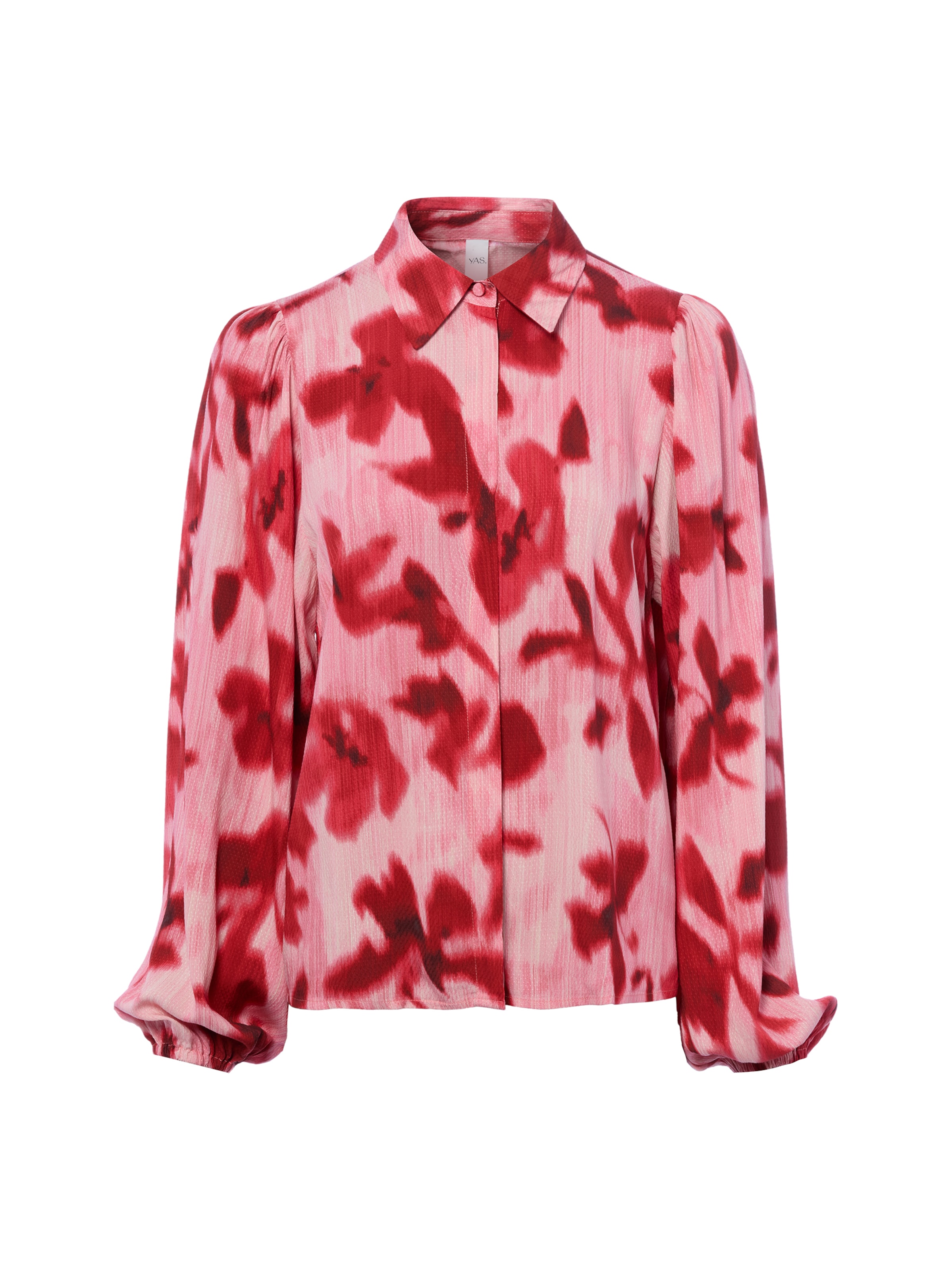 YAS Blouse in Rood: voorkant