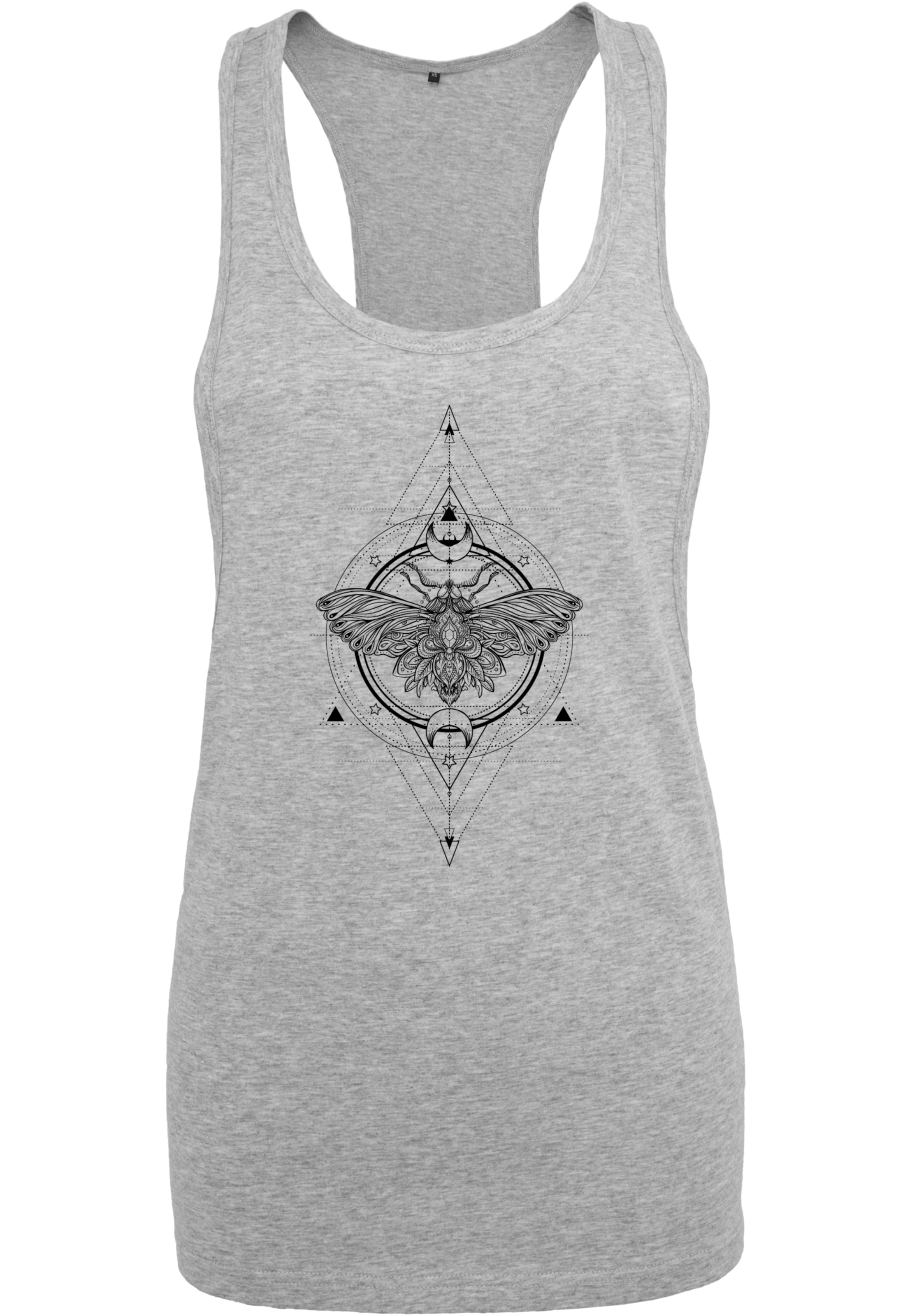 Merchcode Τοπ σε γκρι: μπροστά