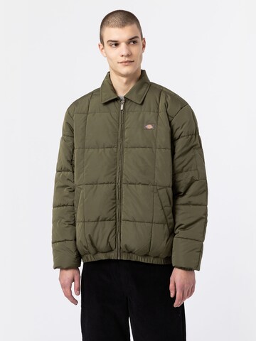 DICKIES Winter Jacket 'Eisenhower' in Green: front