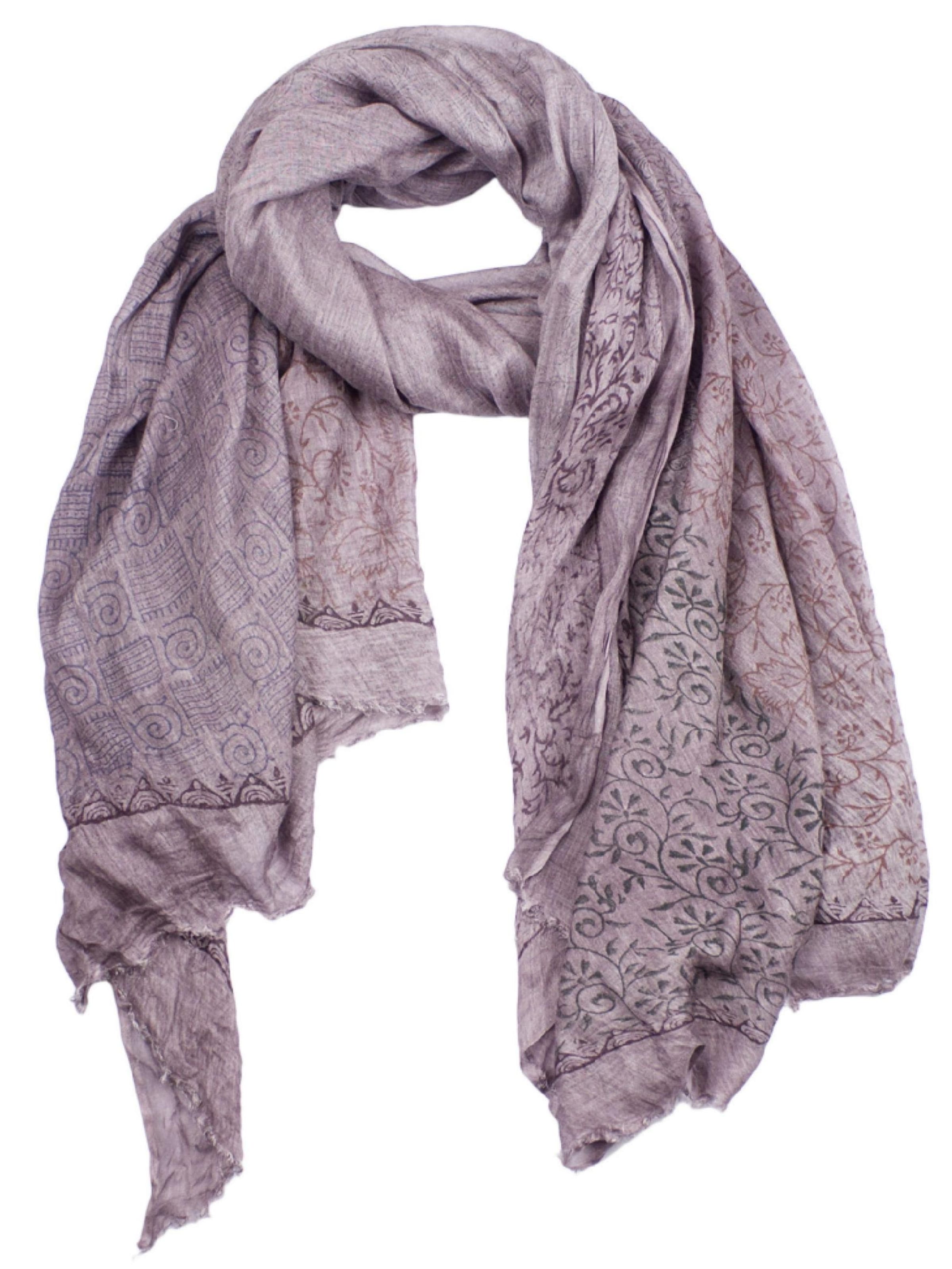 Sunsa Tuch 'Sunsa'‌‌‌‌ in Lila: Vorderseite