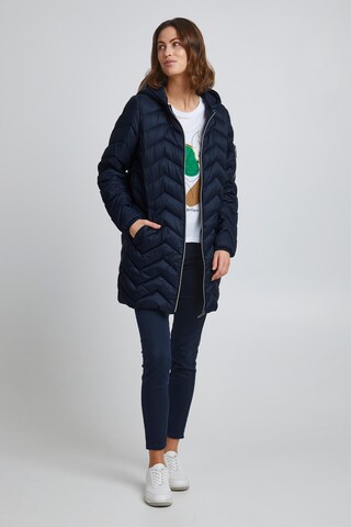 Fransa Winter Coat in Blue