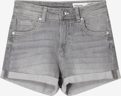 Bershka Farkut värissä harmaa denim, Tuotenäkymä
