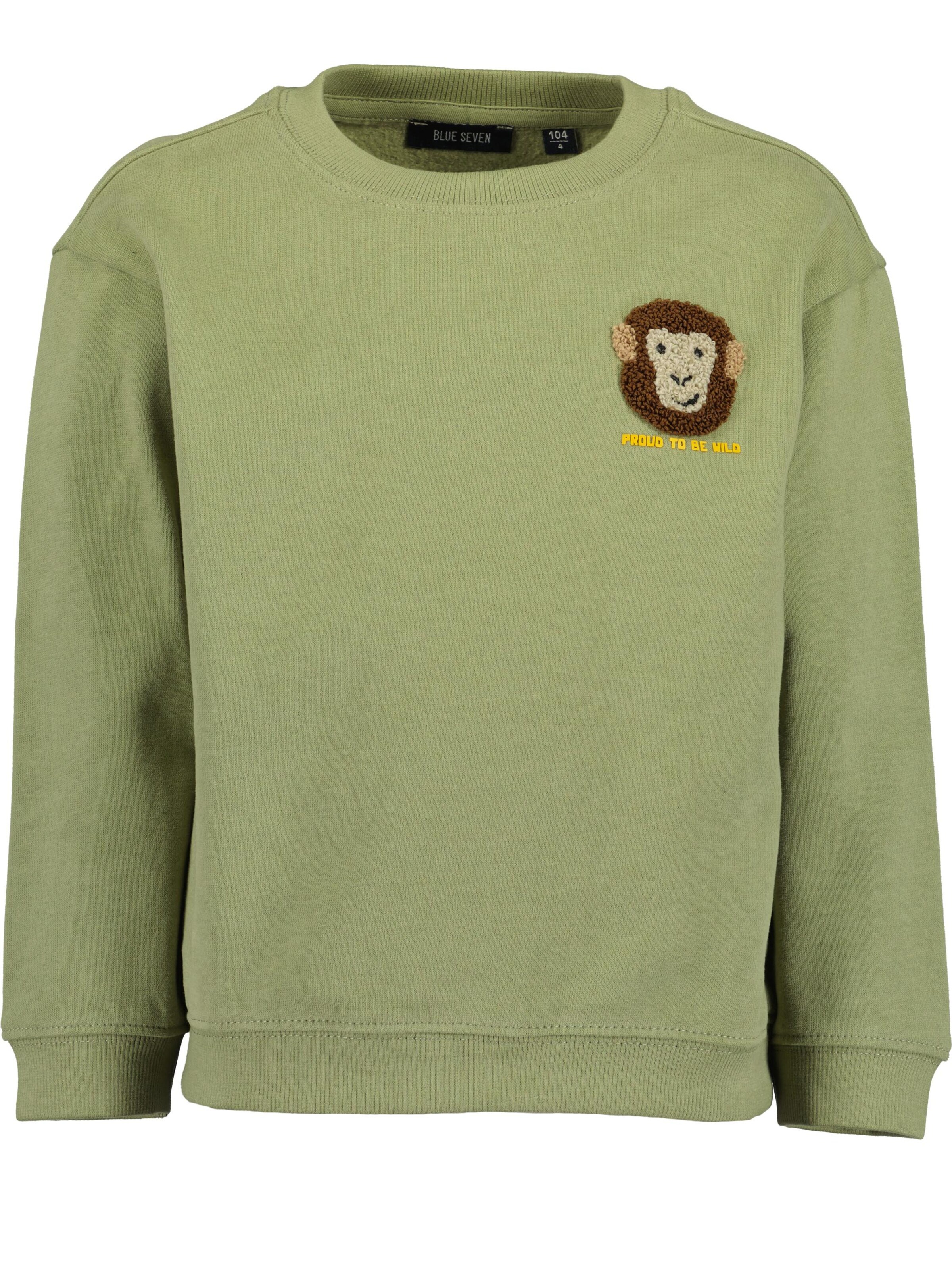 BLUE SEVEN - Sudadera en verde: frente