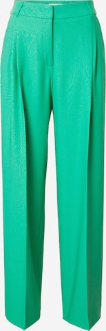 s.Oliver BLACK LABEL Laiad sääred Voltidega püksid, värv roheline: eest vaates