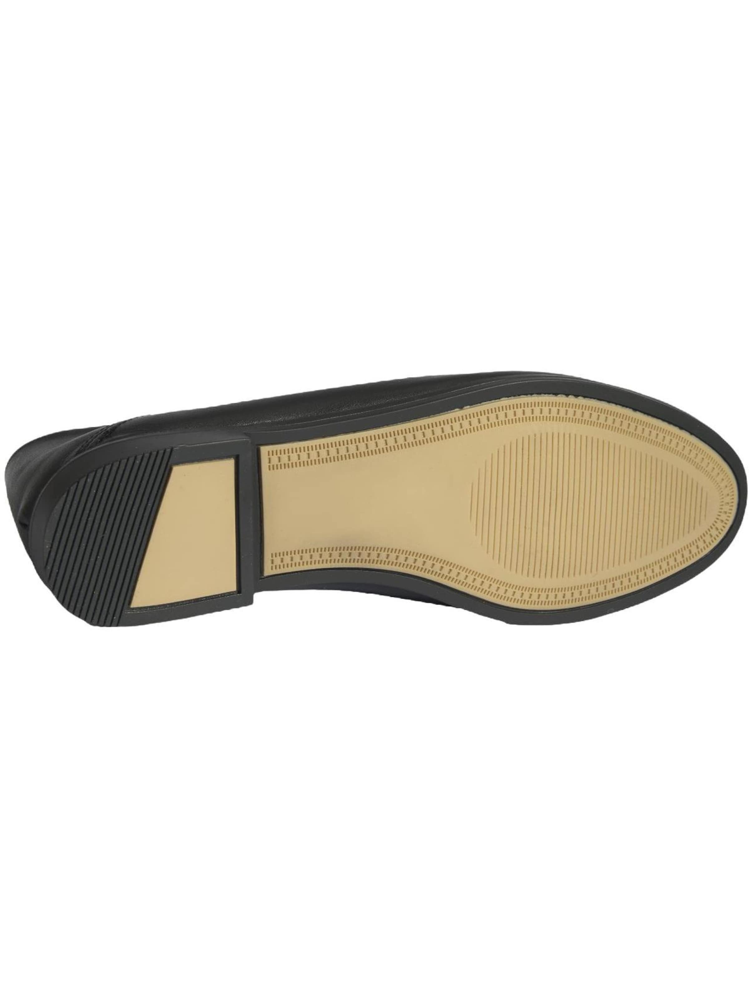 Desa Moccasins 'Slip-Ons' in Black