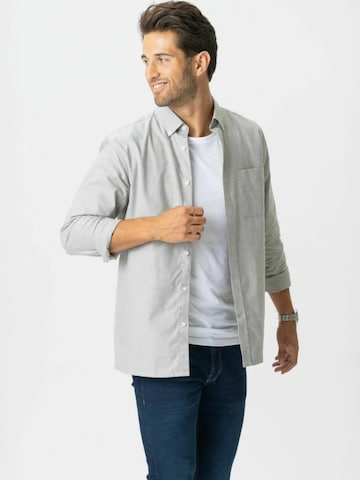 TEESHOPPEN Regular Fit Skjorte ' The Original ' i grå