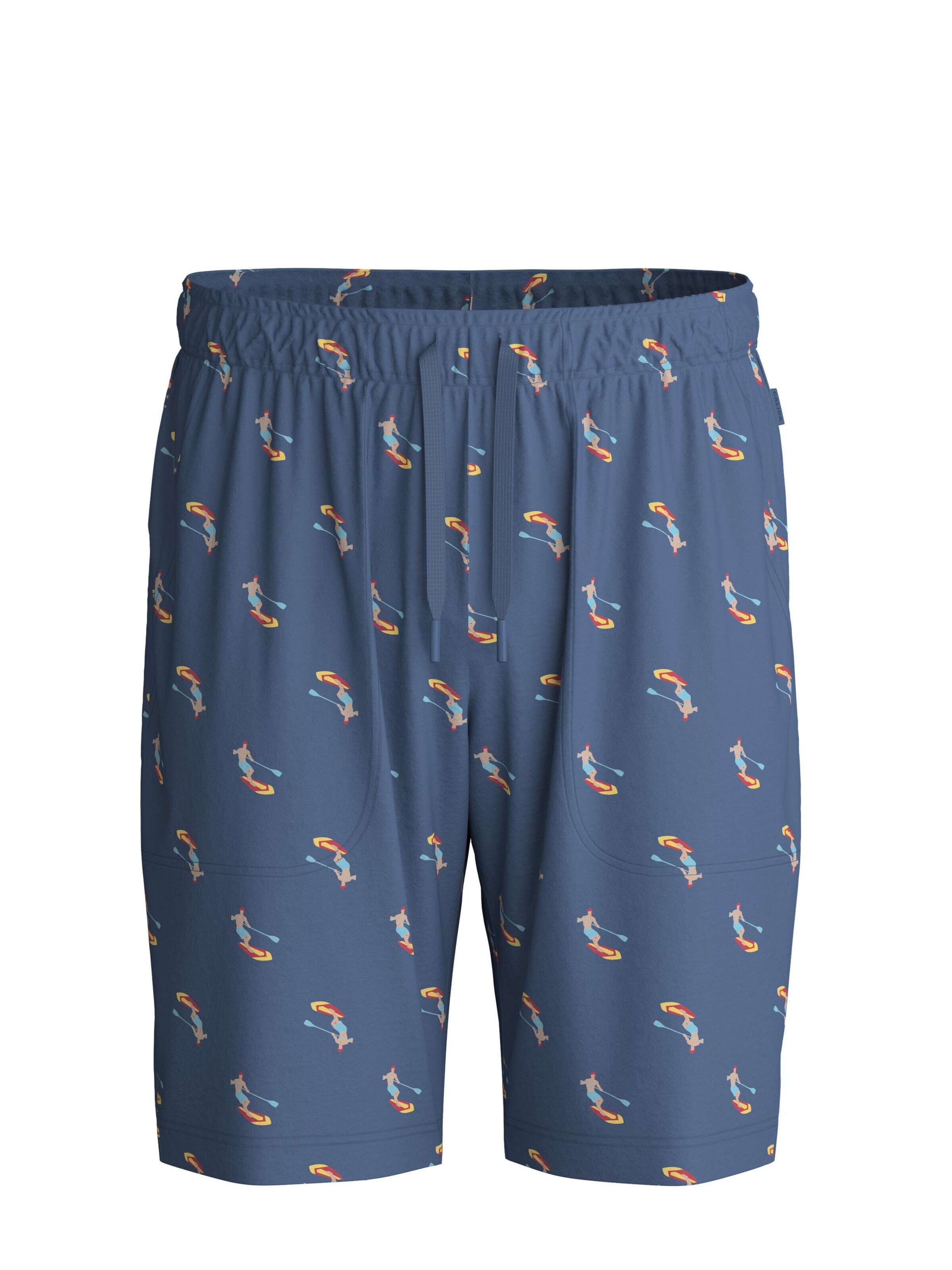 CALIDA Pyjamahose 'RMX Sleep Leisure'‌‌‌‌‌‌‌‌‌‌ in Blau: Vorderseite