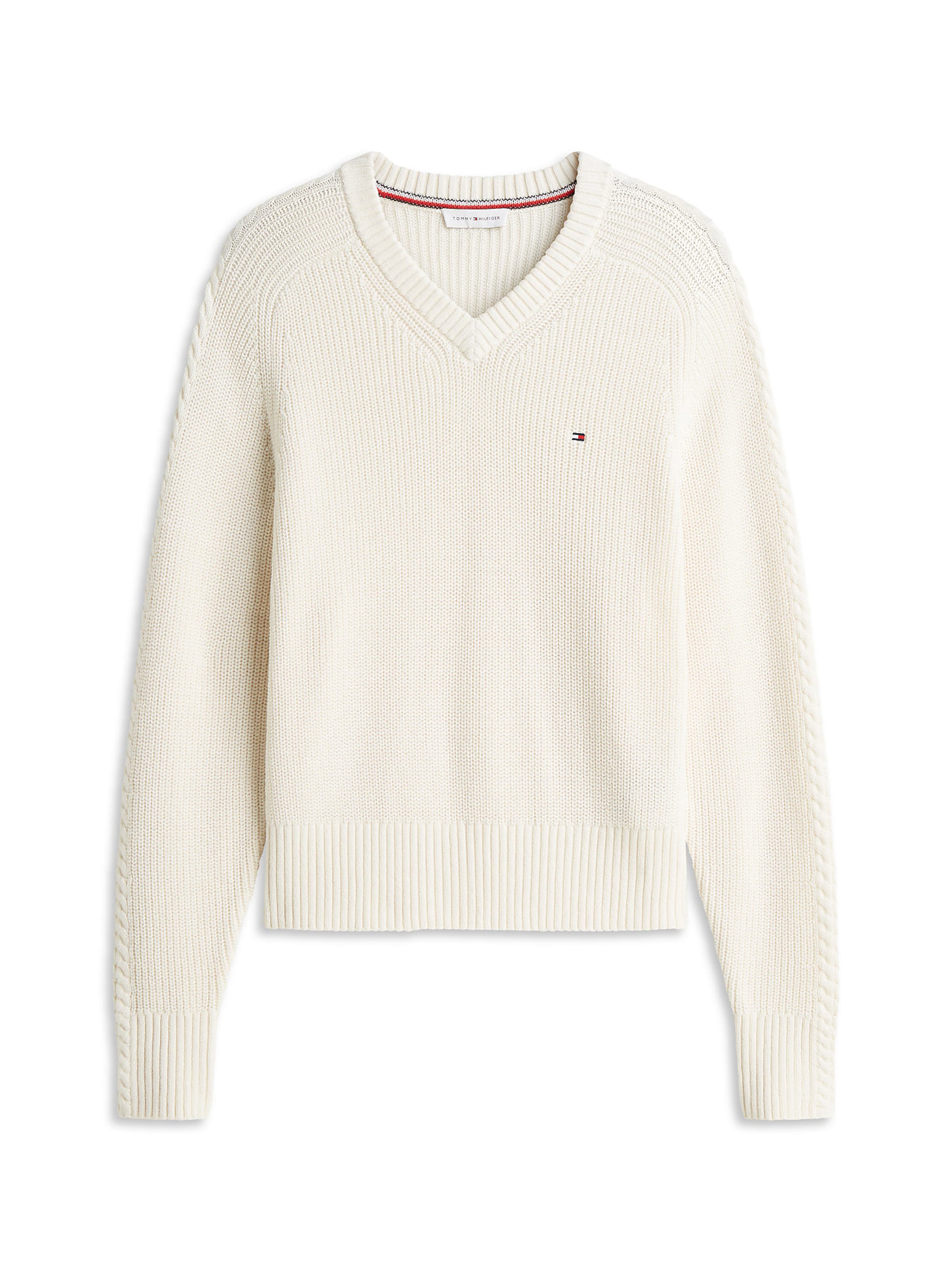 TOMMY HILFIGER Pullover i beige: forside