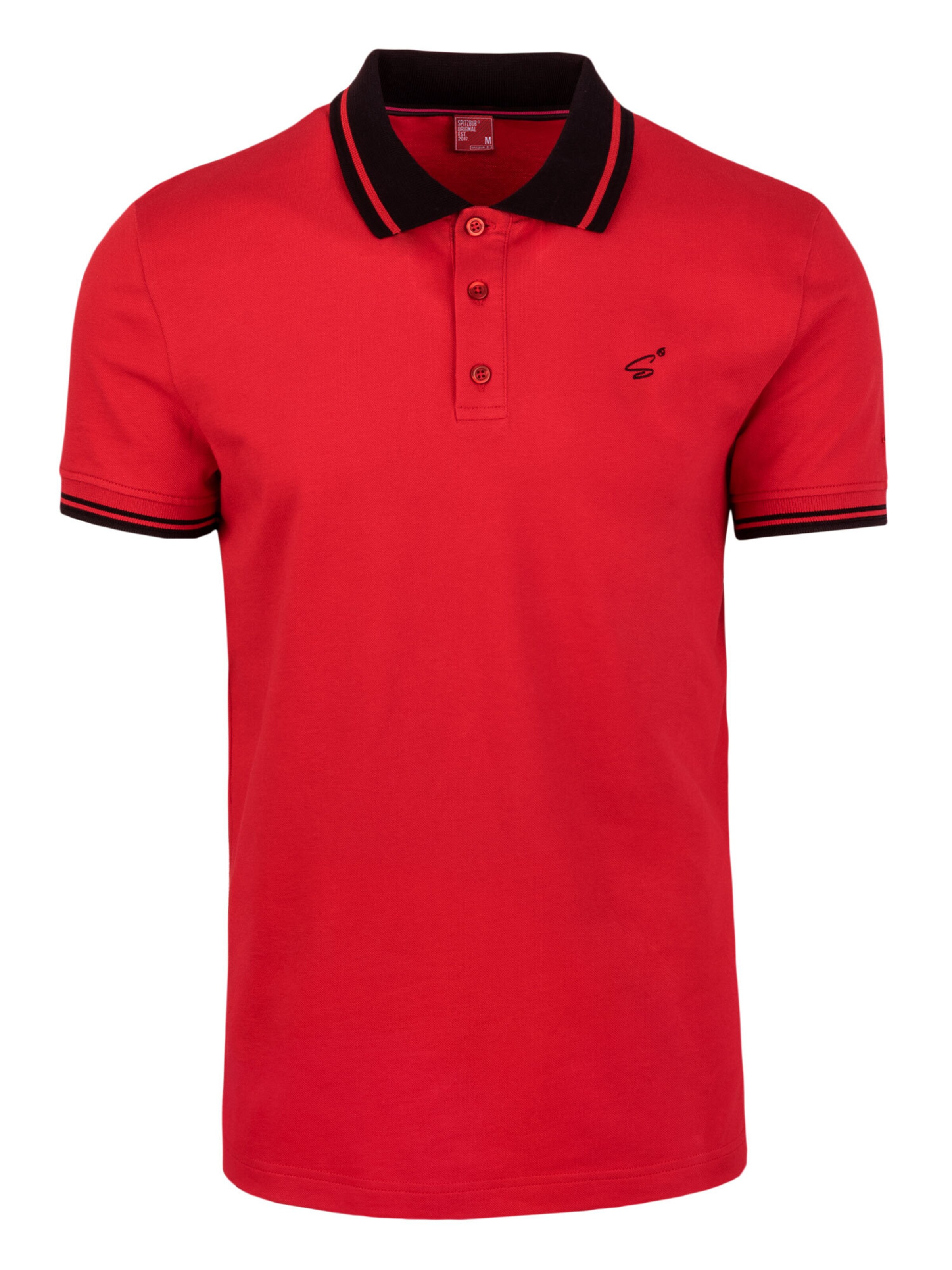 SPITZBUB Shirt 'Rainer' in Red: front