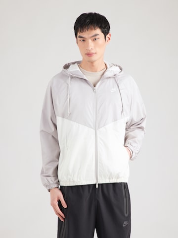 Nike Sportswear Kevad-sügisjope, värv hall: eest vaates