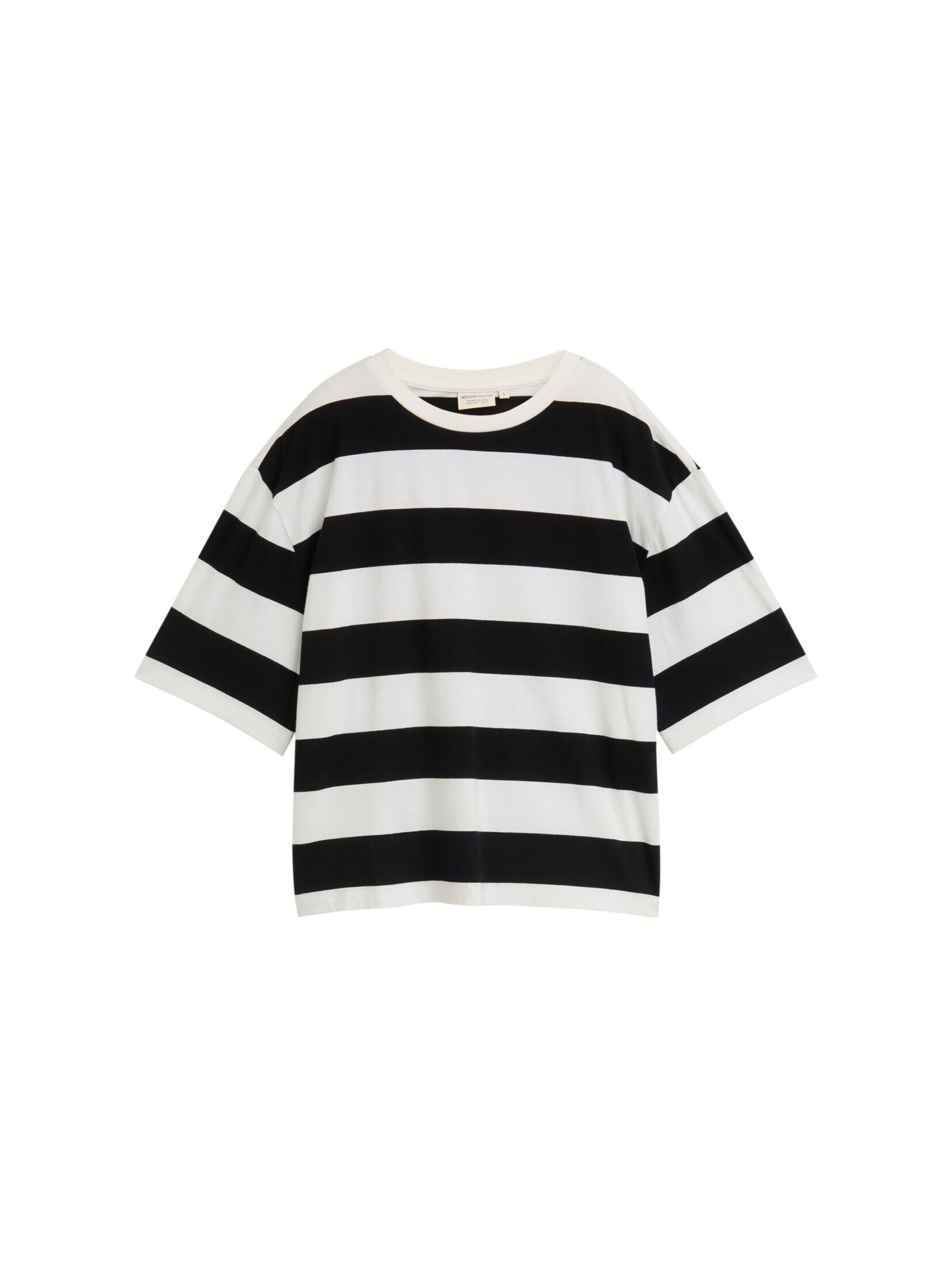 TOM TAILOR DENIM Shirt in Black: front