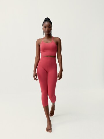 Born Living Yoga Skinny Sportbroek 'Kalu' in Rood