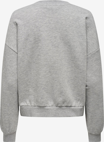 ONLY Sweatshirt 'TERESA' in Grau