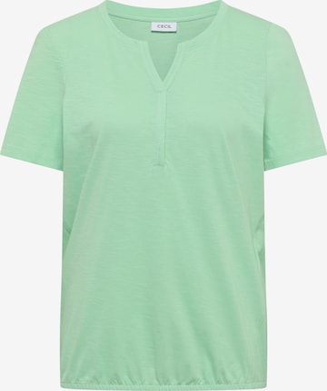 CECIL T-Shirt in Grün: Vorderseite