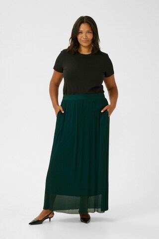 KAFFE CURVE Rok 'Livo' in Groen
