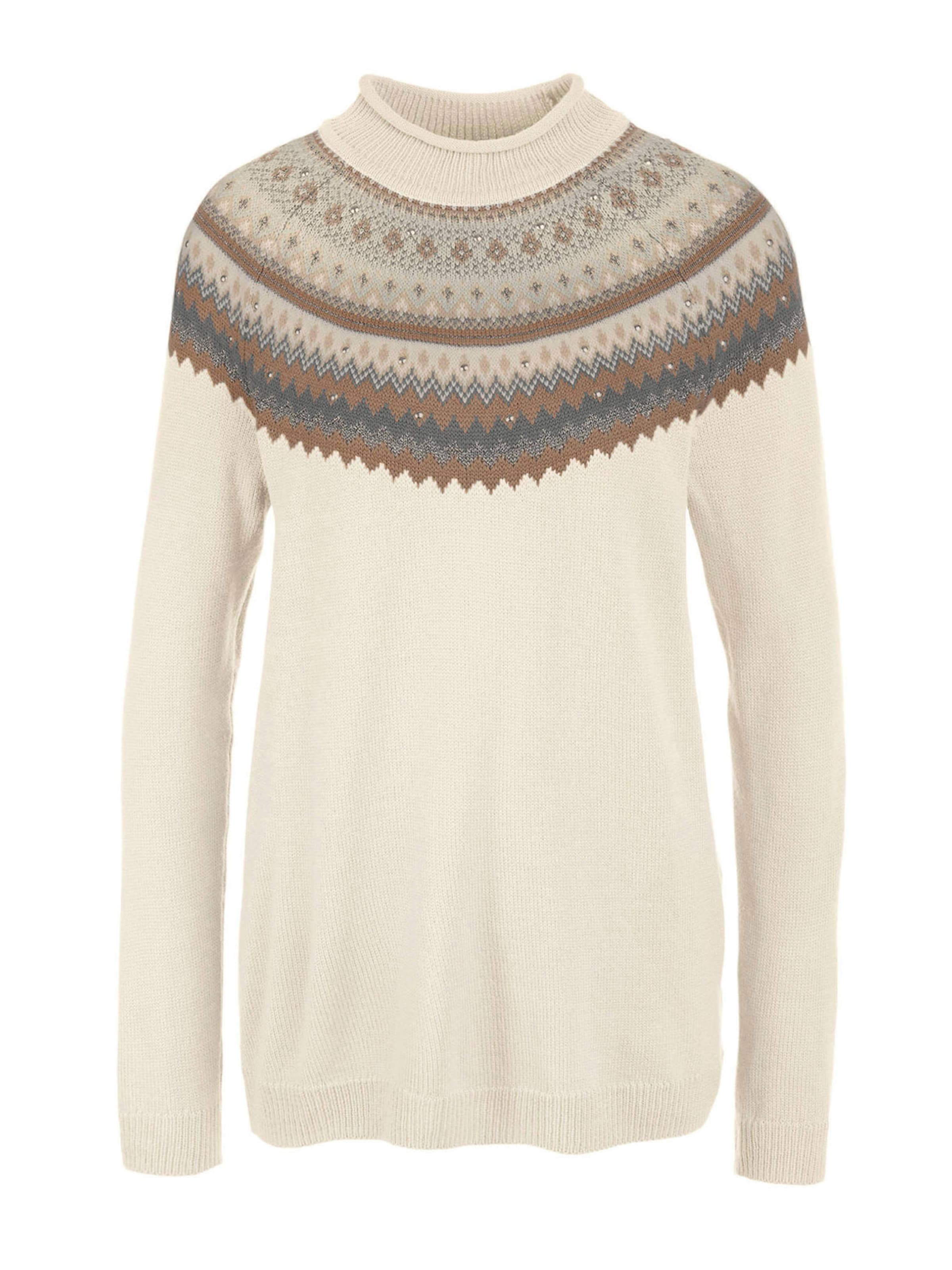 Pull-over Goldner en blanc : devant