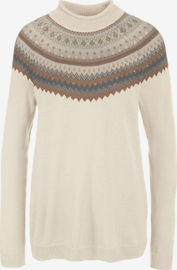 Goldner Sweater in S in Beige / Brown / Grey / Dark grey / White, Item view