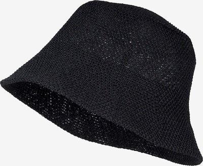 styleBREAKER Hut 'Fischerhut aus Papierstroh - Knautschhut' in 55-60 in schwarz, Produktansicht