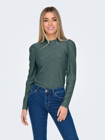 ONLY Tričko 'ONLSMILLA' - Zelená: predná strana