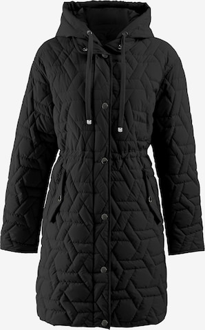 Funk since 1776 Between-Seasons Coat in Black: front