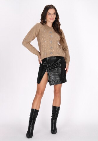 faina - Jersey en beige